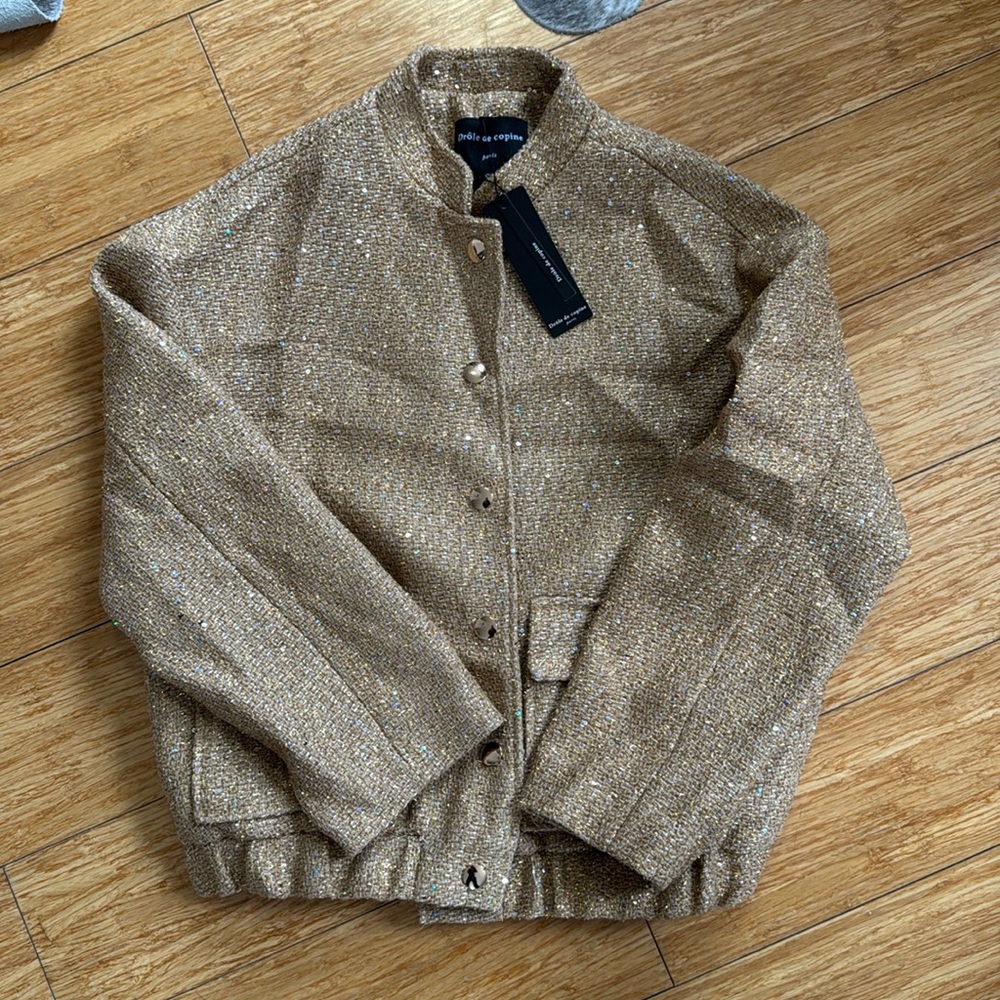 Gold bomber jacket - Picture 1 of 1